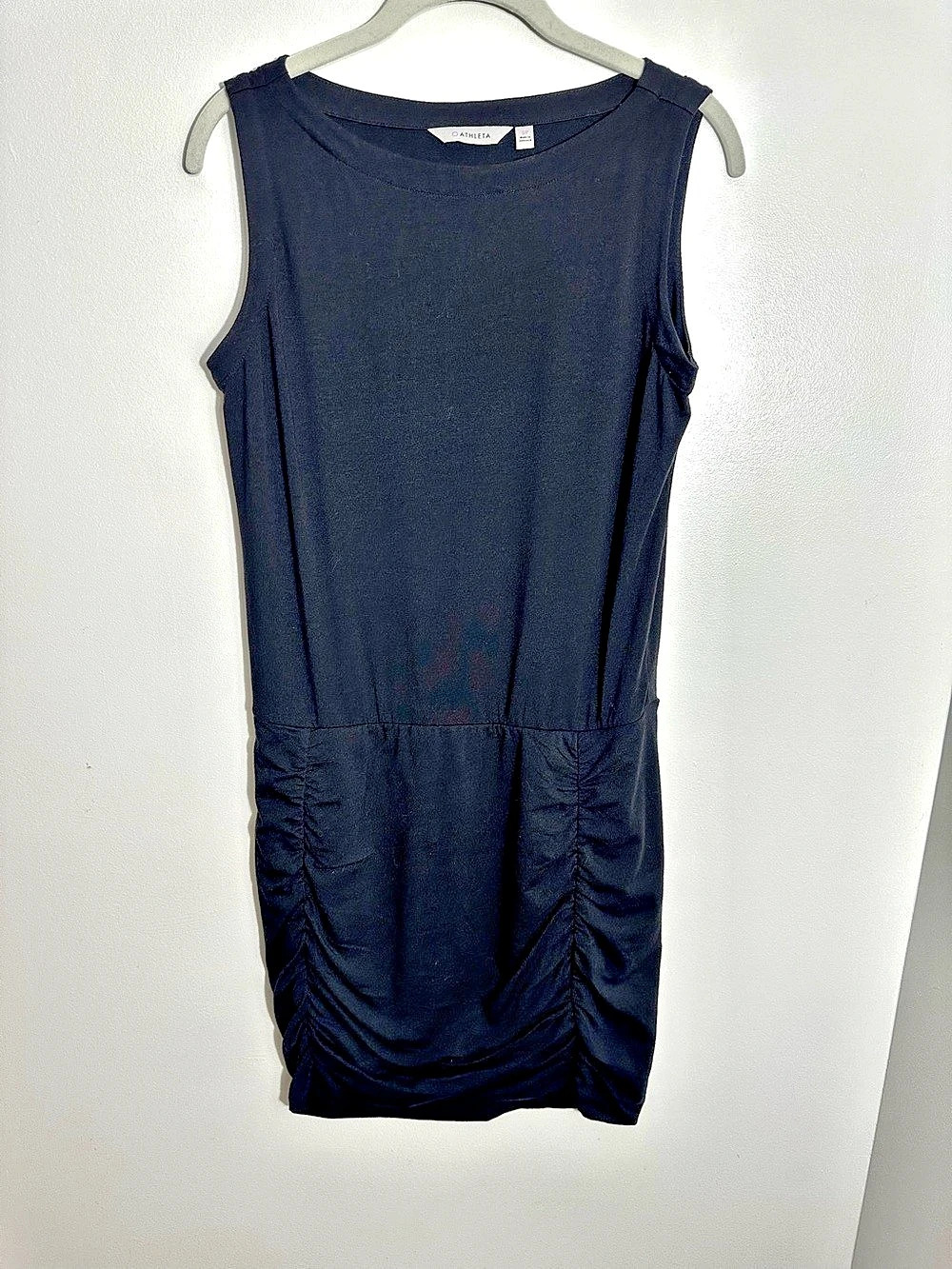 Athleta | Sleeveless Ruched Tulip Dress Black Size SP